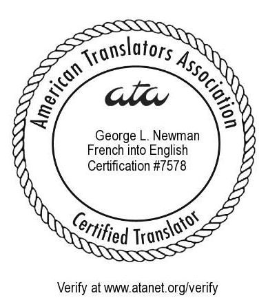 [ATA certification stamp.]